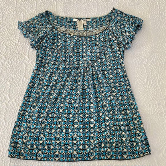 Max Studio Women's MOD Geometric Top - Small, NWT - Picture 5 of 14